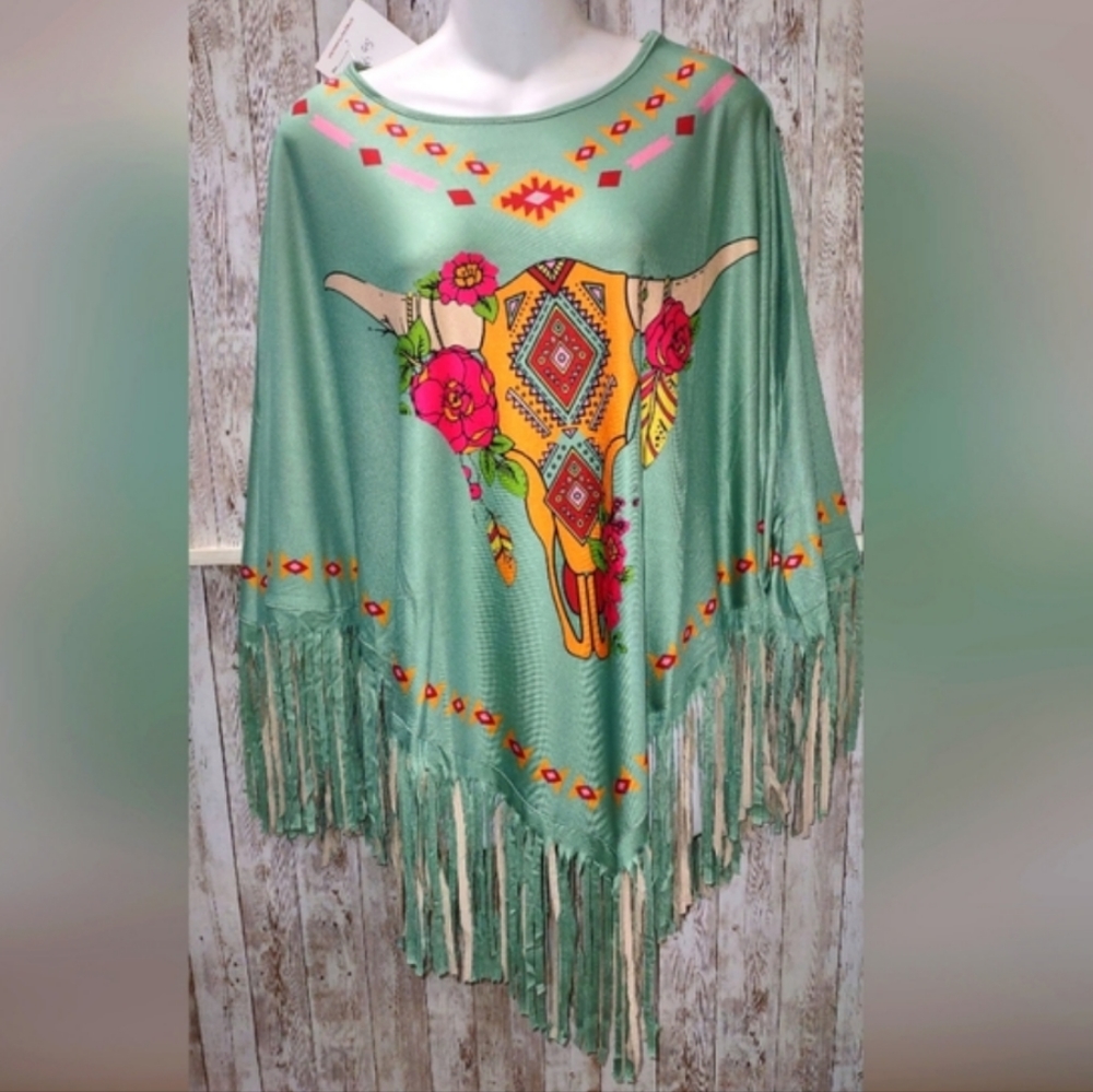 NWT Montana West Poncho